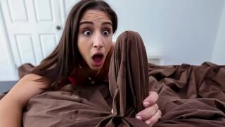 Horny Stepsister Can't Resist Her StepBrother's Morning Wood (Abella Danger)