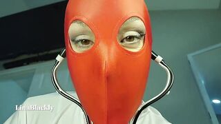 LinaBlackly - Mommy’s Red Zentai Seduction