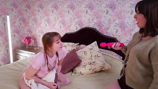 Miss Malorie Switch - Daughter Delilah Cass Punished With Dad’s COCK